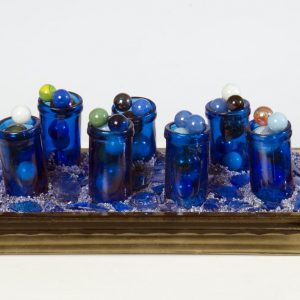 Lustre bleu - Marta Soriano | EcoArt