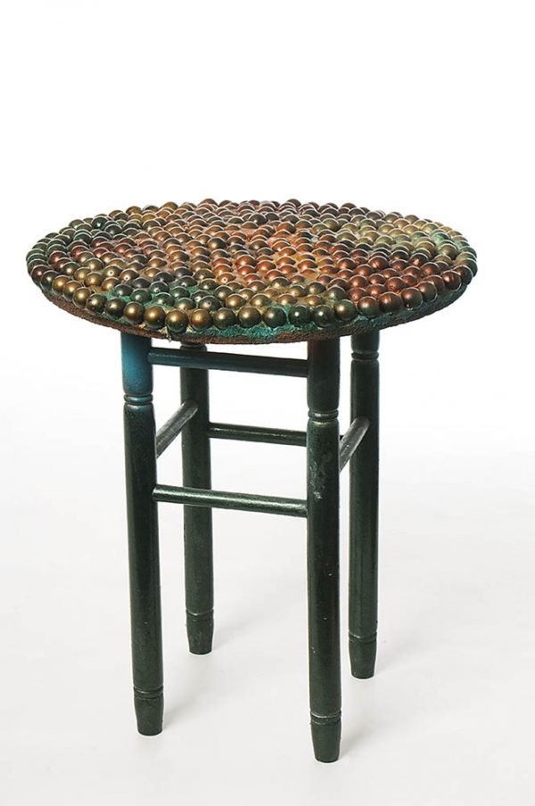 Mesa bolas de caucho - Marta Soriano | EcoArt